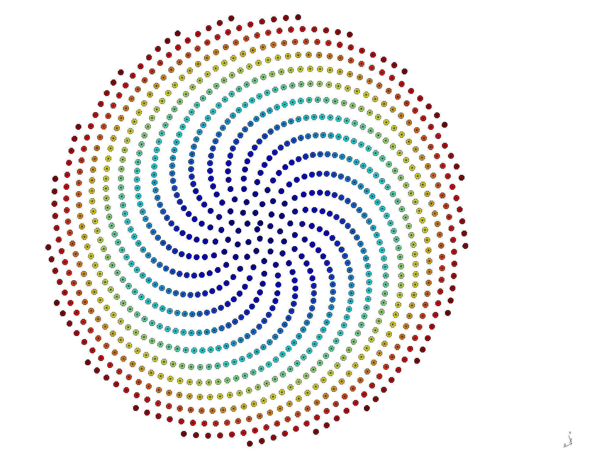 A1 Spiral diffraction pattern