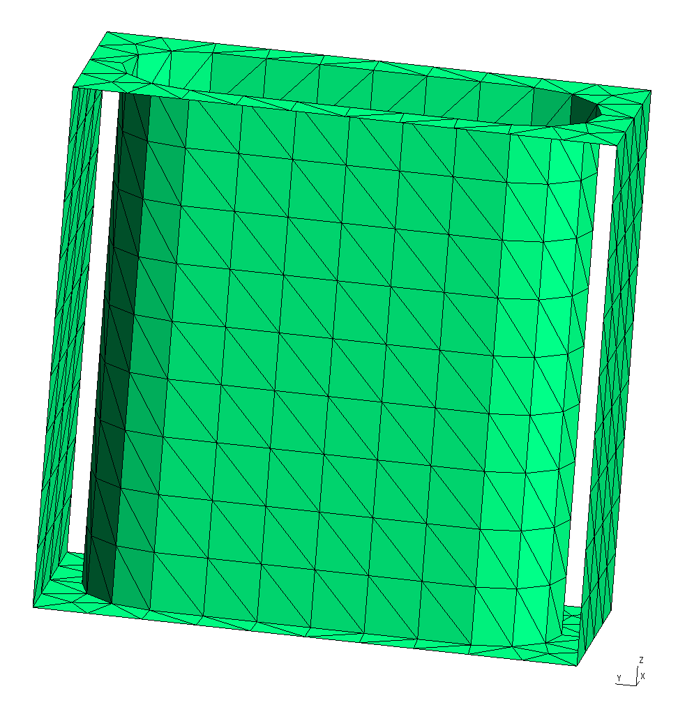 Unit cell mesh picture